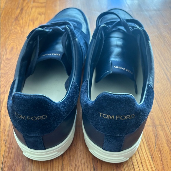 Tom Ford Men's Dark Blue Sneakers - Picture 8 of 11